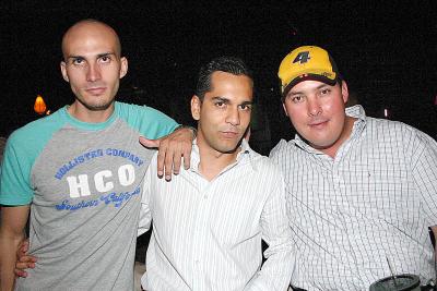 Daniel Nohra, Roberto Ramírez y Édgar Ochoa