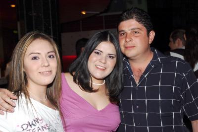 María Cázares, Alicia Cázares y Eduardo Montañez.