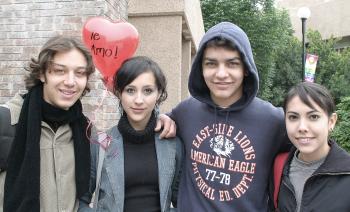 Daniela, Misha, Mario y Mayoya.
