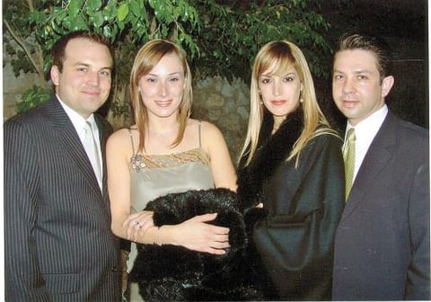 Jorge Pérez Garza, Rosario Silvia de Pérez, Mariángel Sirgo González y Marco Landeros Treviño