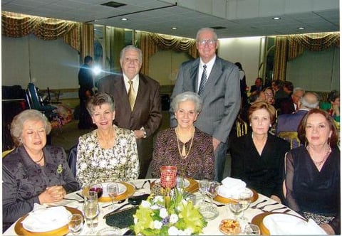 Leonor Lobo, Nena Suárez, Fernando Menéndez, Magdalena M. de Dillon, Roberto Dillon, Beatriz de López y Consuelo Arias.