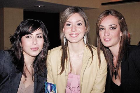 Sofía Siller Luengo, Rocío Sañudo y Paulina Dibildox Bonardell