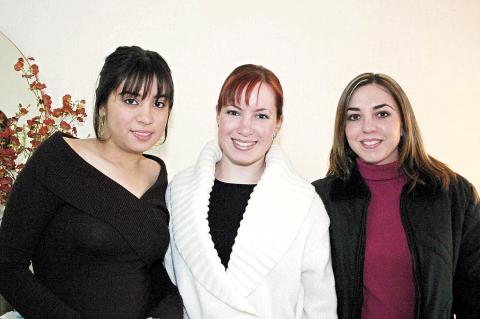 Beatriz Murillo, Claudia Valdés de Pérez y Susana Garza