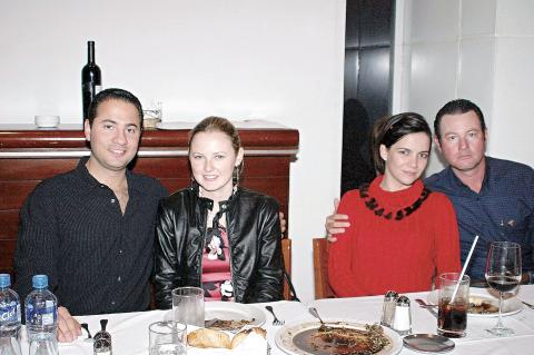 Manuel Villegas, Brenda Reed, Yasmín Gutiérrez y Pedro Calleja