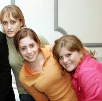 Ale, Yolid y Velia.