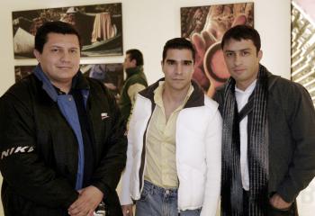 Gerardo Corrales, Omar Rodríguez e Israel Ávalos