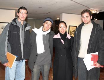 Luis Daniel Rosas, Roberto Núñez, Gaby Villegas y Daniel Santibañez.