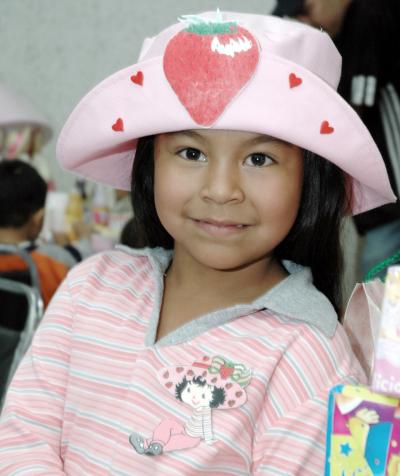 Itzel González López, captada el día que caumplió siete años de vida.