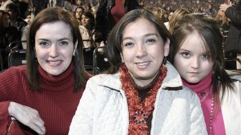Pilar de Silveyra, Sara de Cruz y Sara Cruz.