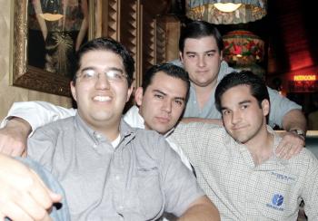 Antonio Montaña Álvarez, Arturo Castaños Orduña. Fernando Fernández Aranzábal y Jorge Braña Muñoz.