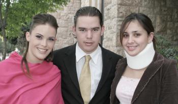 Lorelia Franco, Sofía Canedo y Carlos Torres en pasado acontecimiento.