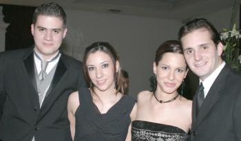 Carlos Valdés, Susana de Valdés, Mónica Garrido y Sergio de la Parra.