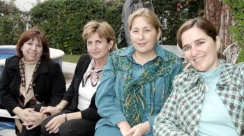 Cecy Murra, Kony Murra, Paty de Murra y Sarita Maldonado