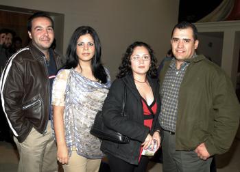 Miguel Ángel Puignan, Tanya Monsiváis, Cecilia Ruvalcaba y Carlos Falcón.