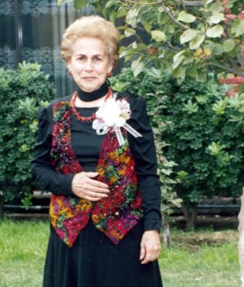 Magdalena Tejeda de Braña, captada el día que celebró su cumpleaños.