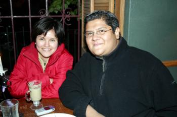 Alondra Téllez y Sergio Mejía.