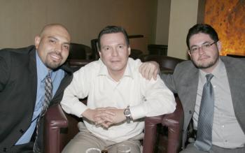 Javier de la Torre, Vicente Izaguirre y Alberto Castilla.