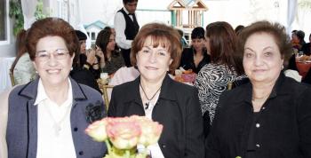 Enna de Murra, Queta Jáuregui y Márgara Duéñez.