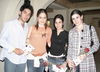 09 de marzo 

José Manuel Rodríguez, Beatriz Arenal, Dora Martínez y Mariana Jiménez.