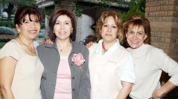 Chepis de Perches, Maru de Kort, Lupita de Ruiz y Linda de Rodríguez.