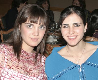 13 de marzo 2005


Sofía Acosta y Saida Facusseh.