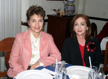 Lucy de Calvillo y Virginia de Ibargüengoitia