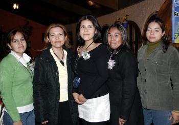 Jéssica Muñoz, Nora Silios, Perla Méndez y Fabiola Aguilar.