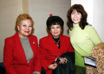 Luz María Cantú, Socorrito de Ramírez y Alma Ponce Cuadros