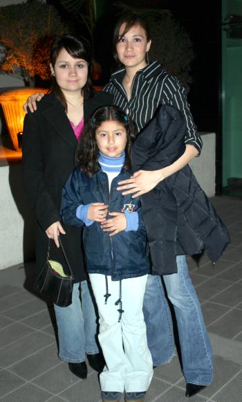 Monse Cázares, Lulú Rangel y Nayeli Rangel