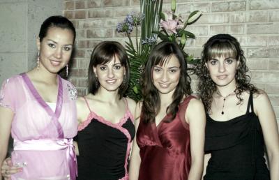 Claudia Velasco, Mirvat Jalil, Lety Castro y Hiyam Jalil.