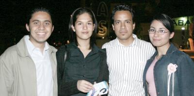 Luis Eduardo González, Dulce Frayre, Luis Rodrigo López y Alejandra Guerra.