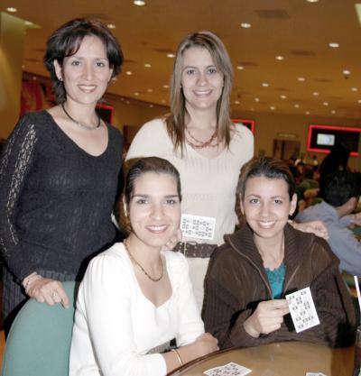 Lucy de CUerda, Nora de Máynez, Mariestela de Fernández y Zaide de Martínez.