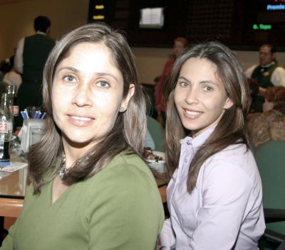 arigel Valdés y Lucia Nohra.