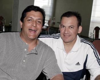 Omar Aguirre y óscar Müeller.
