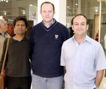 Gustavo Montes, Jorge Villalobos y Sergio Pérez.