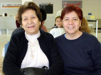 Ofelia de Enriquez regresa a Obregón y la despidió Patricia de Enríquez