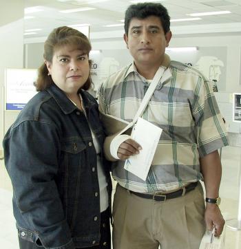 23 de marzo 
Ana Laura Pérez y David González viajaron a México