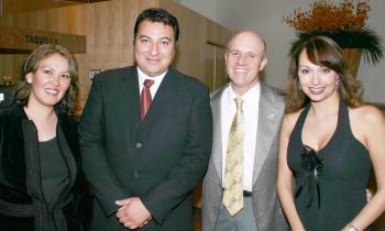 -Blanca Castro, Gerardo Vargas, Claudio Sánchez,y Érika de la Peña