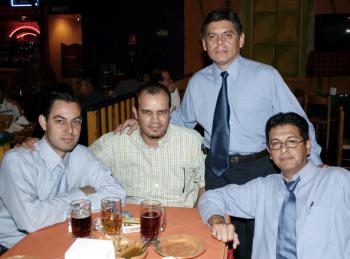 01 de abril
Miguel Ángel Villarreal, Fernando González, Hugo Ramos y Luis Guerrero Barajas.