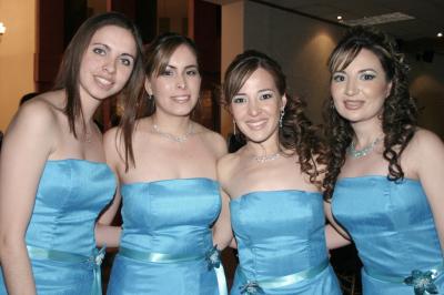 03 de abril 
Susana Lerma, Jackie Gómez, Marysol y Michelle Taboada.