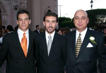 José Vidal, Jaidar Luis Peressini y Germán Ortiz