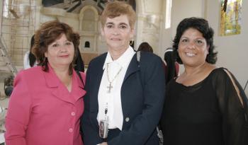 Martina de Alvarado, Irma de Guzmán y Nery Rosas