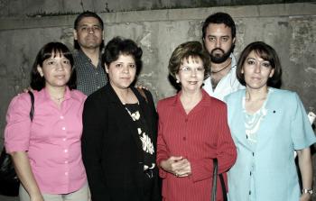 María de Lourdes Herrera, Rosa María Briones, Aurora Máynez, Ivonne Rivera, Jospe Máynez y Rubén Cháirez