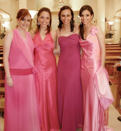 Liliana Fernández, Natalia Gaytán , Bárbara Ortiz y Cecilia Murra.