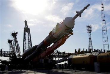 El lanzamiento se produjo a las 00:47 GMT con ayuda de un cohete portador Soyuz-FG, que despegó desde el cosmódromo de Baikonur, localizado en la república de Kazajistán, en Asia Central.