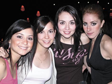 Laura Juárez, Margarita Monarrez, Sofía Garza y Mariana Portal