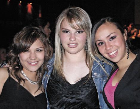 Karen Castillo, Regina Ortiz y Natalia Ávalos