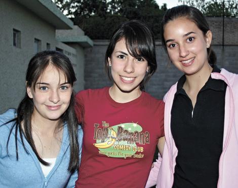 Daniela Alanis, Magaly Berumen y Valeria Rivera