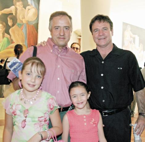 Oscar Gutiérrez del Bosque, Estefany Gutiérrez Izquierdo, Mario Rivero y Pamela Rivero García