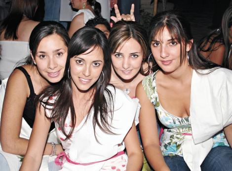 Daniela Barranco, Beatriz Segura, Marcela Albéniz y Cristy Jaidar